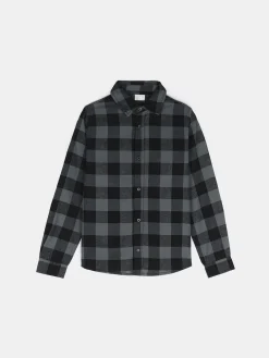 GATE Koszula flanelowa w kratę|Dzieci Chłopcy·Koszule