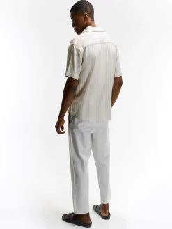 GATE Koszula o regularnym kroju z domieszką lnu| Koszulki·Koszule