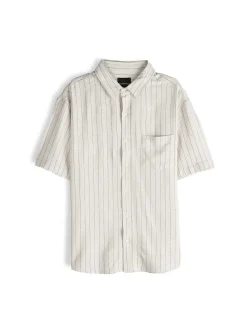 GATE Koszula o regularnym kroju z domieszką lnu| Koszulki·Koszule