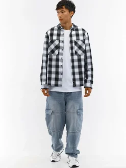 GATE Koszula regular fit w kratę| Koszulki·Koszule