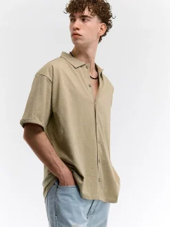 GATE Koszula typu jersey o kroju oversize| Koszulki·Koszule