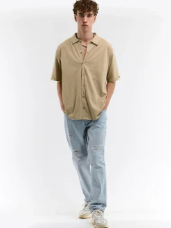 GATE Koszula typu jersey o kroju oversize| Koszulki·Koszule