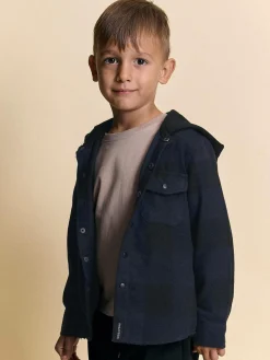 GATE Koszula w kratę z kapturem|Dzieci Chłopcy·Koszule