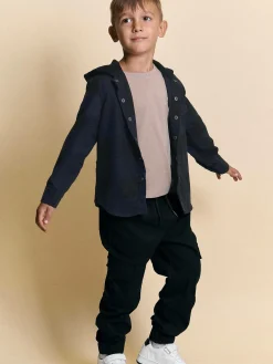 GATE Koszula w kratę z kapturem|Dzieci Chłopcy·Koszule