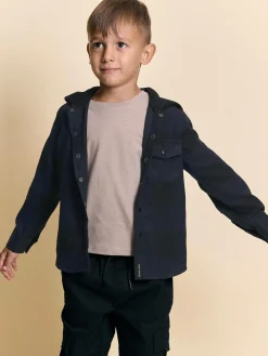 GATE Koszula w kratę z kapturem|Dzieci Chłopcy·Koszule