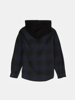 GATE Koszula w kratę z kapturem|Dzieci Chłopcy·Koszule