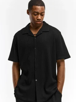 GATE Koszula w strukturalny splot| Koszulki·Koszule