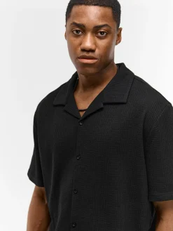 GATE Koszula w strukturalny splot| Koszulki·Koszule