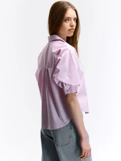 GATE Koszula z balonowymi rękawami|Damskie Koszulki I Topy·Koszule Damskie