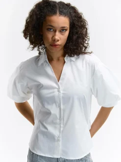 GATE Koszula z balonowymi rękawami| Koszulki I Topy·Bluzki