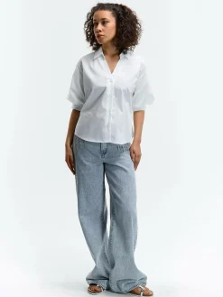 GATE Koszula z balonowymi rękawami| Koszulki I Topy·Bluzki