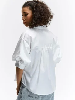GATE Koszula z balonowymi rękawami| Koszulki I Topy·Bluzki