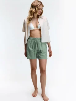 GATE Koszula z domieszką lnu|Damskie Koszulki I Topy·Koszule Damskie