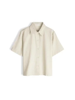 GATE Koszula z domieszką lnu|Damskie Koszulki I Topy·Koszule Damskie