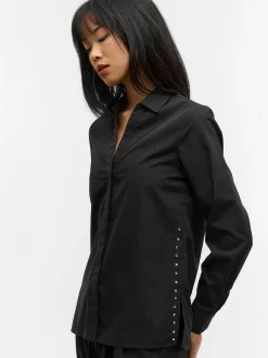 GATE Koszula z kamyczkami|Damskie Koszulki I Topy·Koszule Damskie