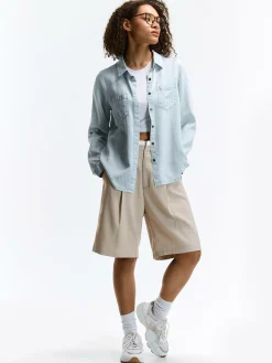 GATE Koszula z kieszeniami|Damskie Koszulki I Topy·Koszule Damskie