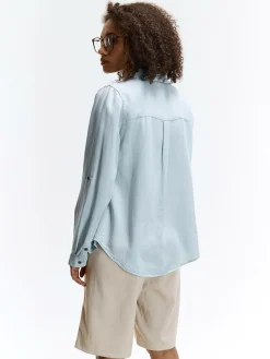 GATE Koszula z kieszeniami|Damskie Koszulki I Topy·Koszule Damskie