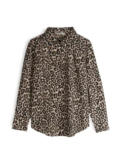 GATE Koszula z motywem zwierzęcym| Koszulki I Topy·Bluzki