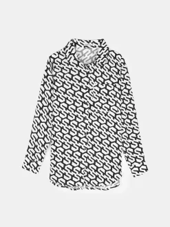 GATE Koszula z nadrukiem|Damskie Koszulki I Topy·Koszule Damskie