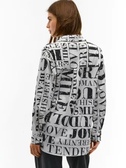 GATE Koszula z nadrukiem| Koszulki I Topy·Bluzki