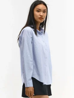 GATE Koszula z ozdobnymi kamieniami|Damskie Koszulki I Topy·Koszule Damskie