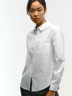 GATE Koszula z ozdobnymi kamieniami|Damskie Koszulki I Topy·Koszule Damskie