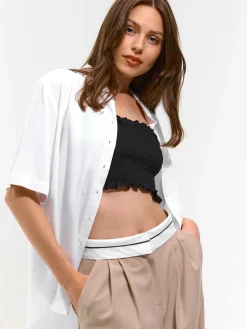 GATE Koszula z wiskozy|Damskie Koszulki I Topy·Koszule Damskie