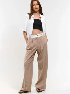 GATE Koszula z wiskozy|Damskie Koszulki I Topy·Koszule Damskie