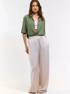 GATE Koszula z wiskozy|Damskie Koszulki I Topy·Koszule Damskie