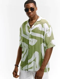 GATE Koszula z wiskozy| Koszulki·Koszule