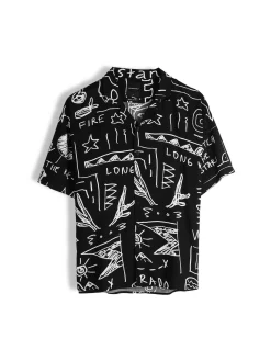 GATE Koszula z wiskozy| Koszulki·Koszule