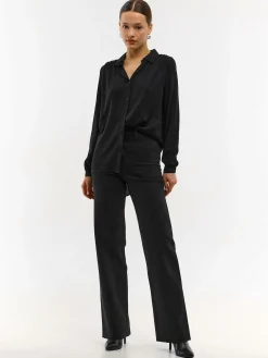 GATE Koszula z wiskozy dla kobiet|Damskie Koszulki I Topy·Koszule Damskie