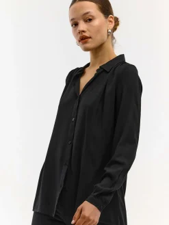 GATE Koszula z wiskozy dla kobiet|Damskie Koszulki I Topy·Koszule Damskie