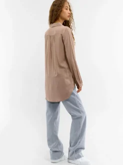 GATE Koszula z wiskozy dla kobiet|Damskie Koszulki I Topy·Koszule Damskie