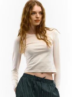 GATE Koszulka basic z długim rękawem| Koszulki I Topy·Koszulki