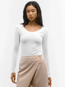 GATE Koszulka basic z długim rękawem| Koszulki I Topy·Koszulki