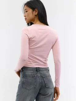 GATE Koszulka basic z długim rękawem| Koszulki I Topy·Koszulki