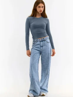 GATE Koszulka basic z długim rękawem| Koszulki I Topy·Koszulki