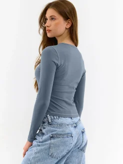 GATE Koszulka basic z długim rękawem| Koszulki I Topy·Koszulki