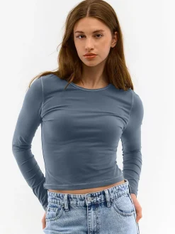 GATE Koszulka basic z długim rękawem| Koszulki I Topy·Koszulki