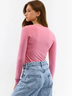 GATE Koszulka basic z długim rękawem| Koszulki I Topy·Koszulki