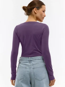 GATE Koszulka basic z długim rękawem| Koszulki I Topy·Koszulki