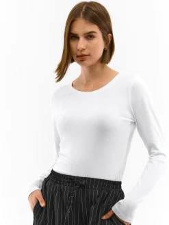 GATE Koszulka basic z długim rękawem| Koszulki I Topy·Koszulki