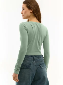 GATE Koszulka basic z długim rękawem| Koszulki I Topy·Koszulki