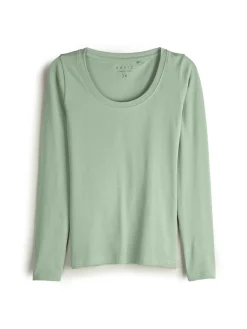 GATE Koszulka basic z długim rękawem| Koszulki I Topy·Koszulki