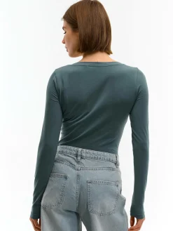 GATE Koszulka basic z długim rękawem| Koszulki I Topy·Koszulki