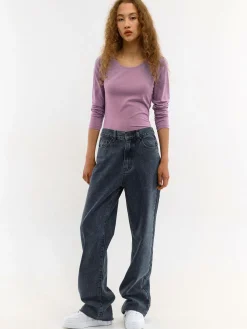 GATE Koszulka basic z długim rękawem| Koszulki I Topy·Koszulki