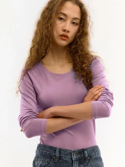 GATE Koszulka basic z długim rękawem| Koszulki I Topy·Koszulki