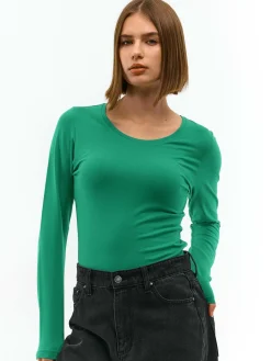 GATE Koszulka basic z długim rękawem| Koszulki I Topy·Koszulki