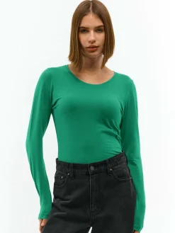 GATE Koszulka basic z długim rękawem| Koszulki I Topy·Koszulki